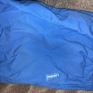 5 pr of Landau scrubs. 5- Mens large shirts/5- Mens medium pants.